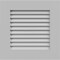 Ekena Millwork 12"W x 12"H True Fit PVC Louver Shutters Sample, Primed SAMPLE-TFPLVPR - alternate 1